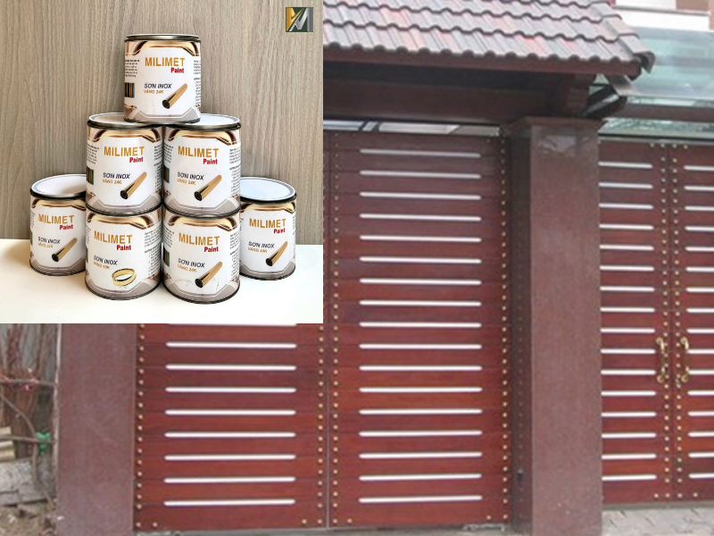 Sơn inox giả gỗ