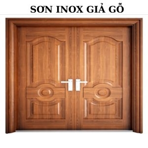 Sơn inox giả gỗ – Giải pháp thay thế gỗ tự nhiên bền đẹp